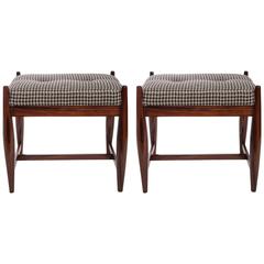 Pair of 1960s Sergio Rodrigues Stools