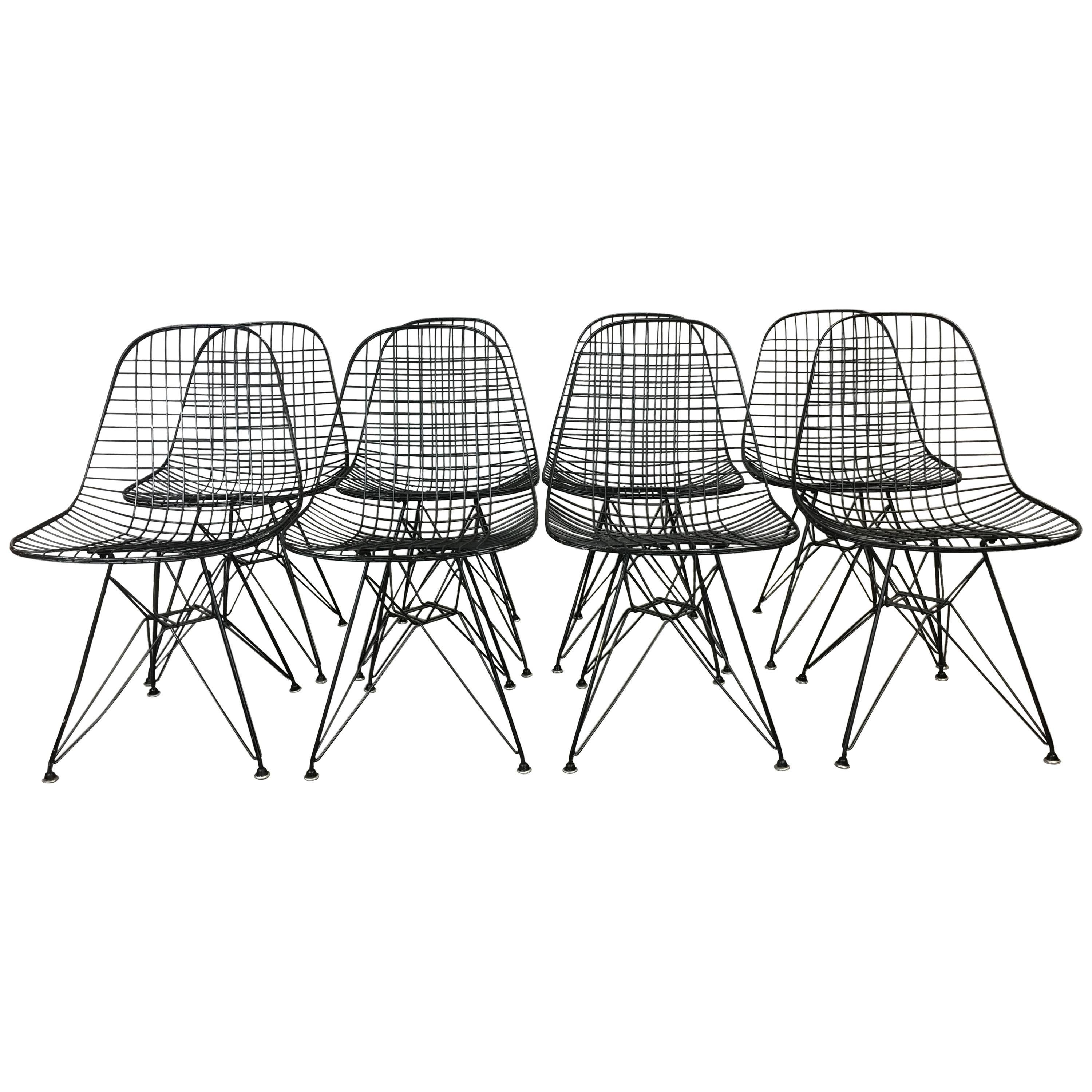Charles and Ray Eames DKR5 Eiffel Base Chairs