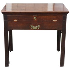 Used Period Early George III Mahogany Architects Work Table