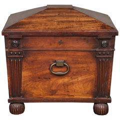 Regency Mahogany Cellarette 1