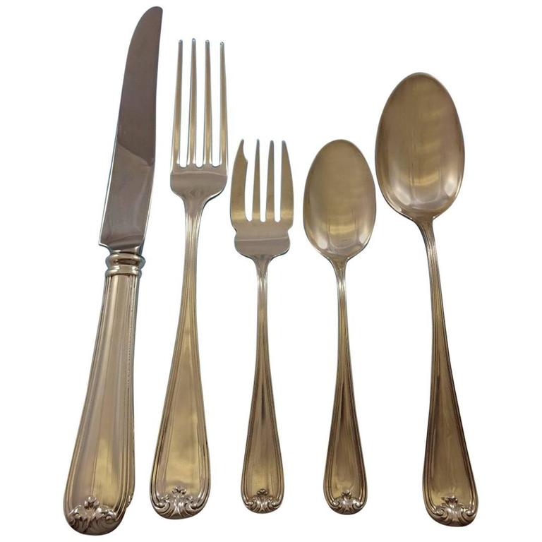 New Standish by Durgin Sterling Silver Flatware Service for 6 Set 73