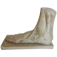 Plaster Foot Educational Model by Sculpture House
