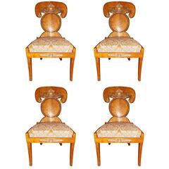 Set of Four Baltic Empire Chairs