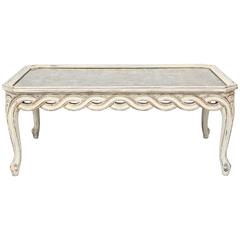 Mirrored Top Italian Coffee Table 12