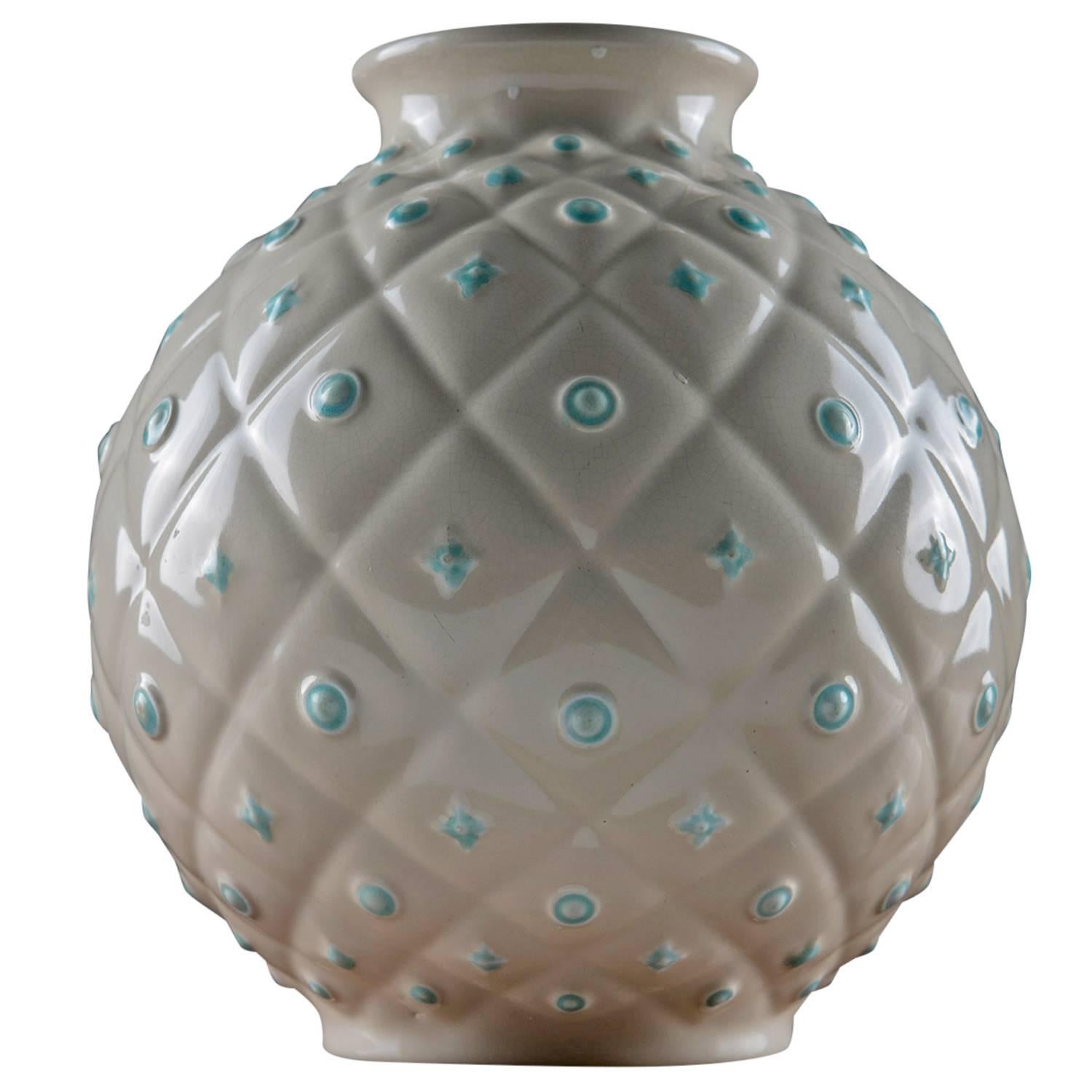 Vase by Giovanni Gariboldi for San Cristoforo, Richard Ginori