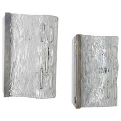 Pair of Toni Zuccheri Wall Lights for Venini 5