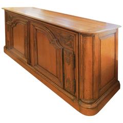 Louis XV Style Oak Cabinet Buffet 12