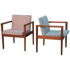 Pair of Mid-Century Modern George Nelson Armchairs