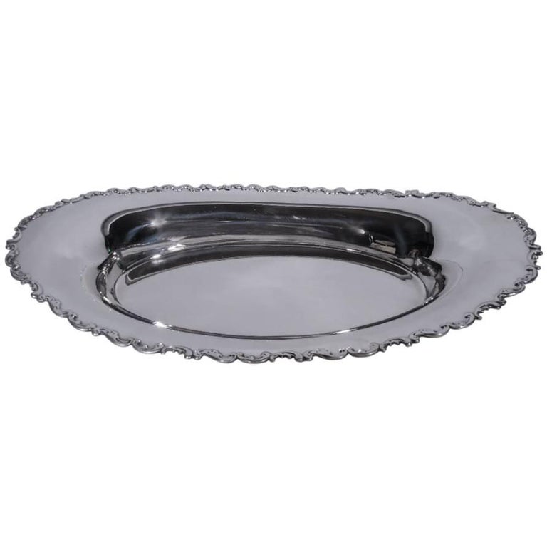 Antique Whiting Sterling Silver Bread Tray For Sale at 1stDibs