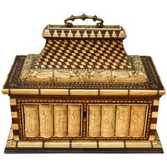 Antique Italian Casket Jewel Box
