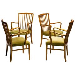 Elegant 1950s Danish Dining Chairs 9