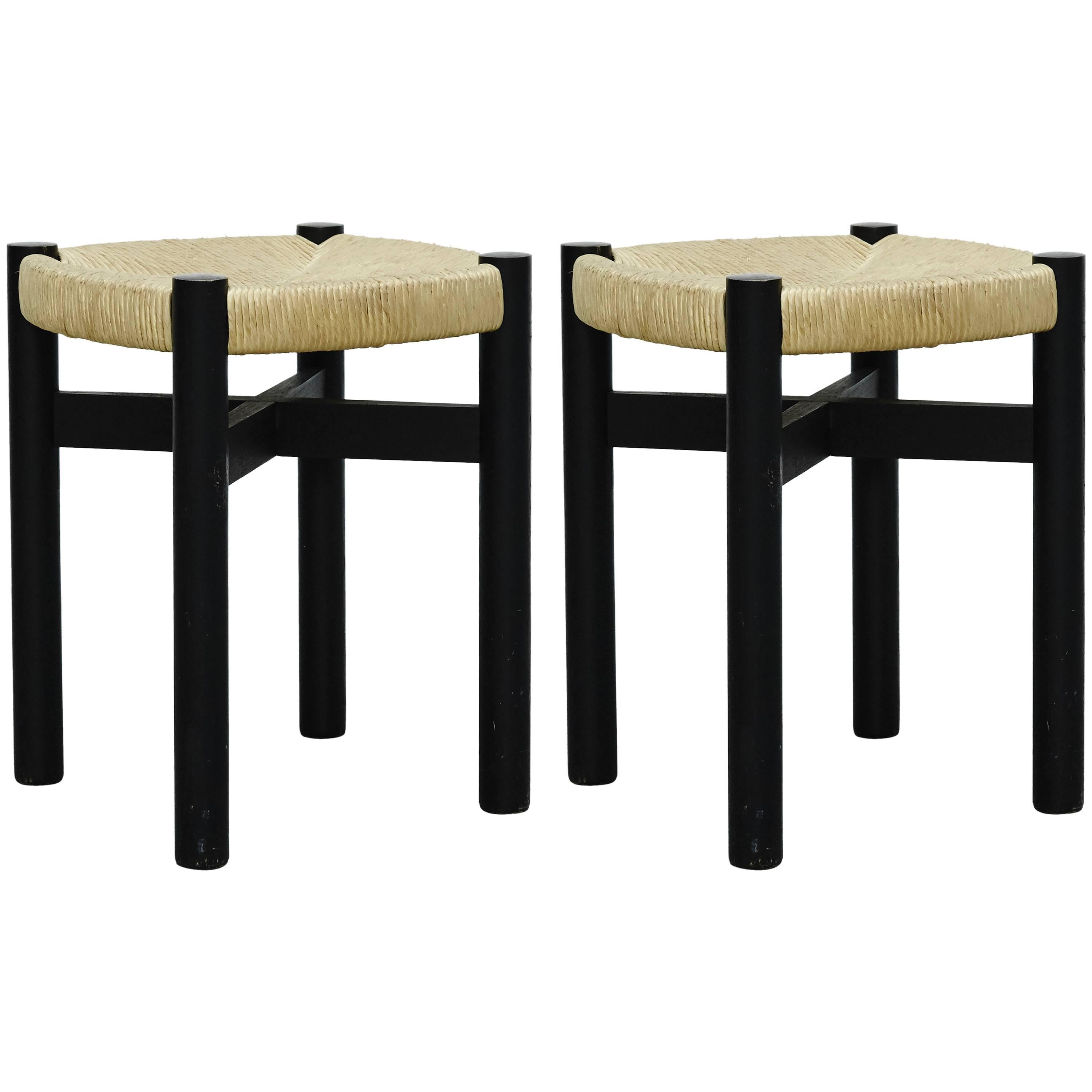 Pair of Stools by Charlotte Perriand for Meribel, circa 1950