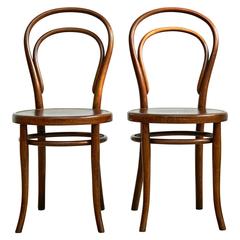 Pair of Chairs by August Thonet for Thonet, circa 1900