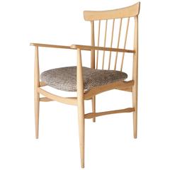 Mid-Century Modern Beechwood Armchair 9
