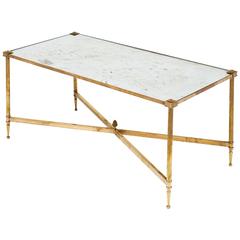 Art Deco Maison Bagues Brass Coffee Table