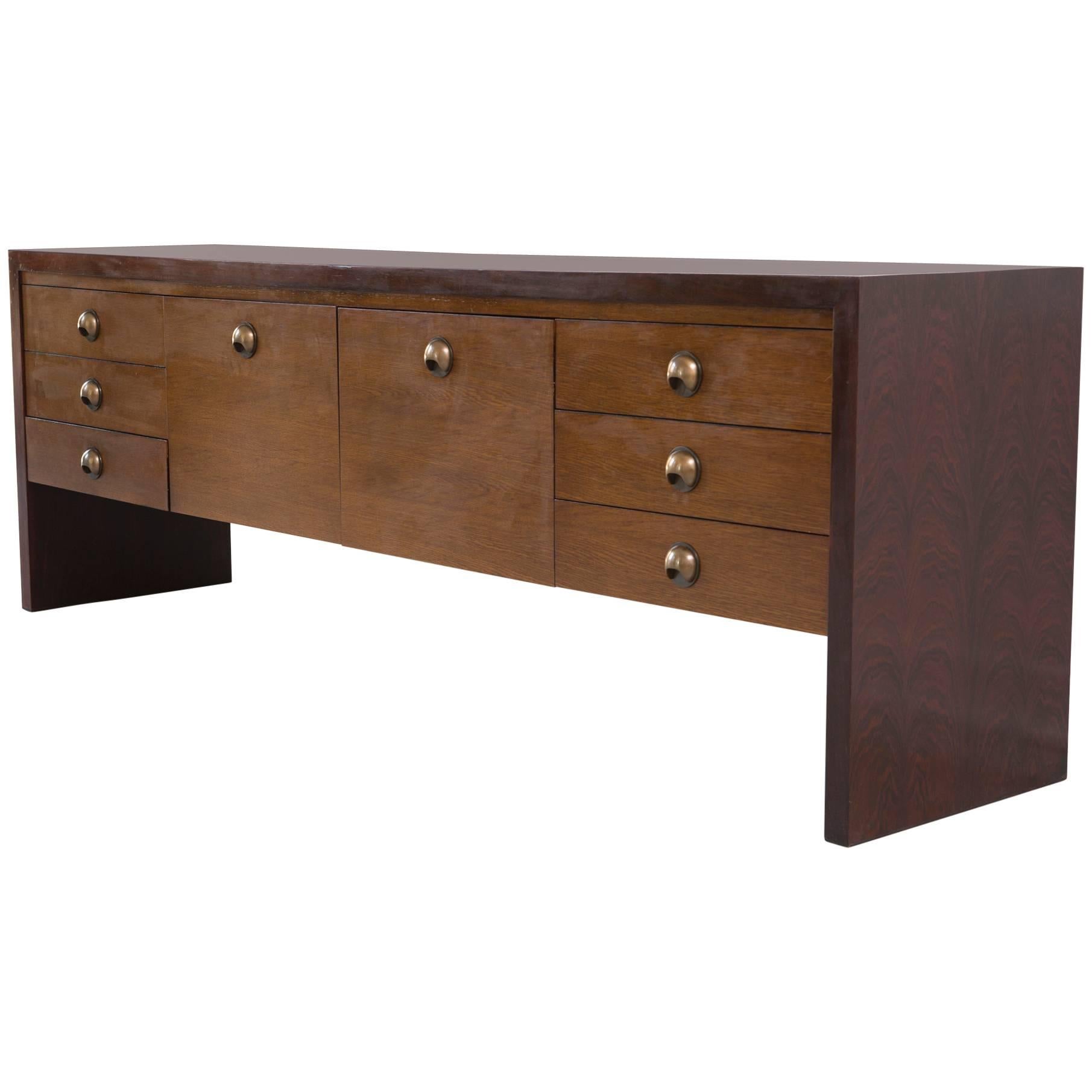 Dunbar Credenza in Rosewood and Walnut