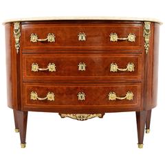 French Antique Mahogany Louis XVI Chest of Drawers