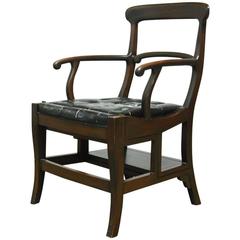 Rare chaise de bibliothèque métamorphique en bois de rose par Charlotte Horstmann