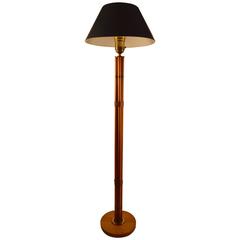 Vintage Faux Bamboo Floor Lamp