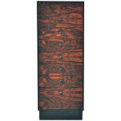 Harvey Probber Eight-Drawer Rosewood Jewelry Cabinet