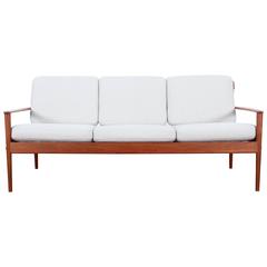 Danish Modern Three-Seat Sofa in Teak Model PJ56/3 by Grete Jalk 4
