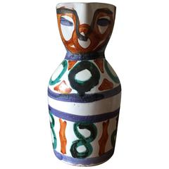 French Pottery Jug Grand Chene Vallauris Odette Gourju Lyuba Naumovitch