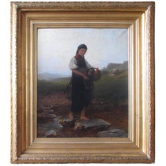 19th Century Painting by Heinrich Ewers