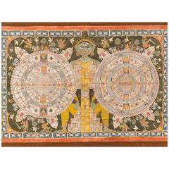 Antique Jain Mandala Painting