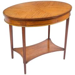 Antique Edwardian Satinwood Occasional Table, circa 1890