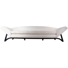 Long Dramatic Gondola Style Sofa in the Style of Adrian Pearsall
