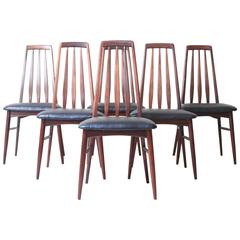 Rosewood Eva Chairs by Niels Koefod for Koefoeds Hornslet