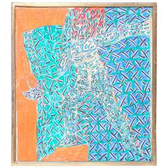 Oil on Canvas by Johannes Hans Dorflinger, circa 1976