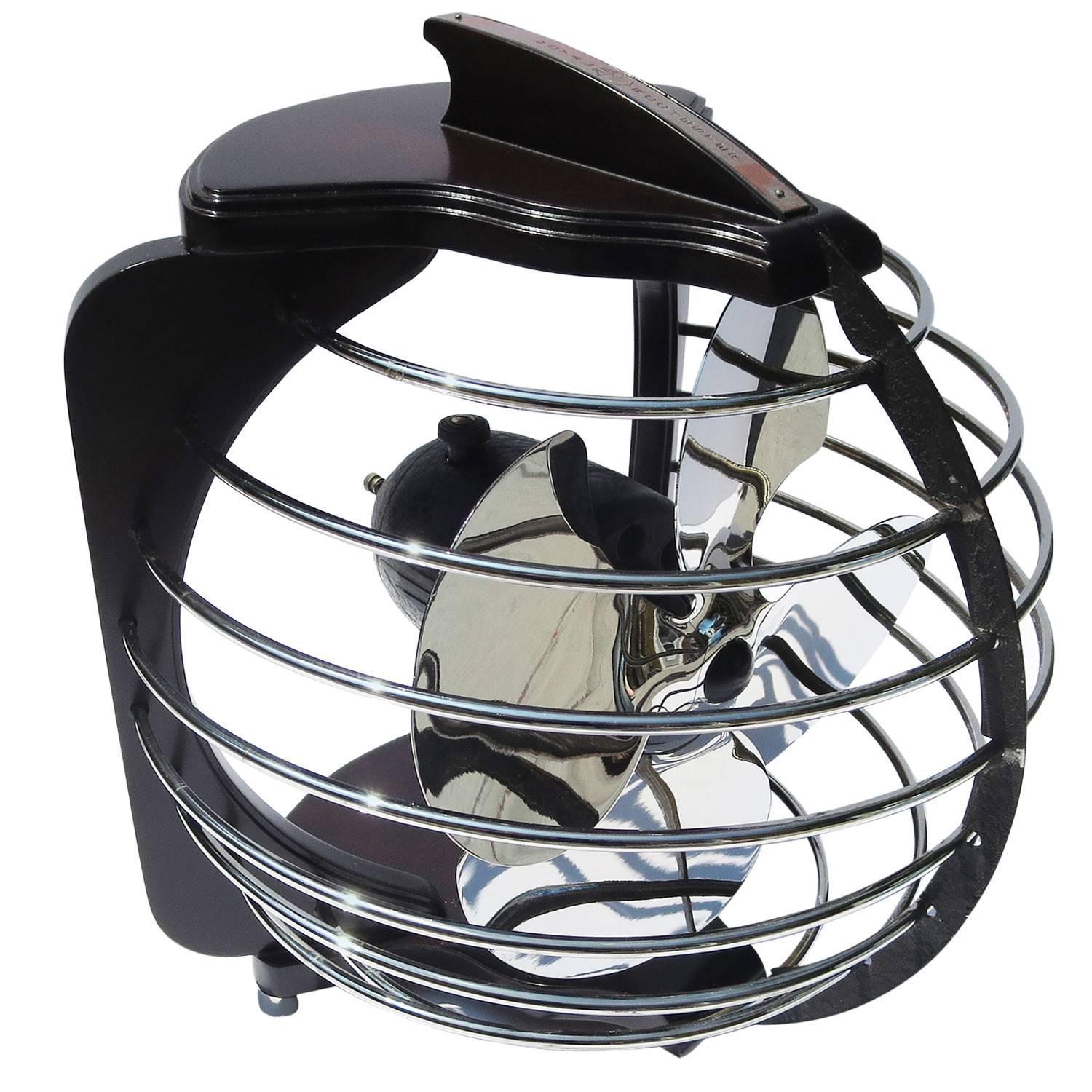 1930s Art Deco "Maltese Falcon" Table Fan by Royal Rochester