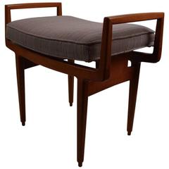 Architectural Mid-Century Stool, Bench By Michael Taylor for Baker