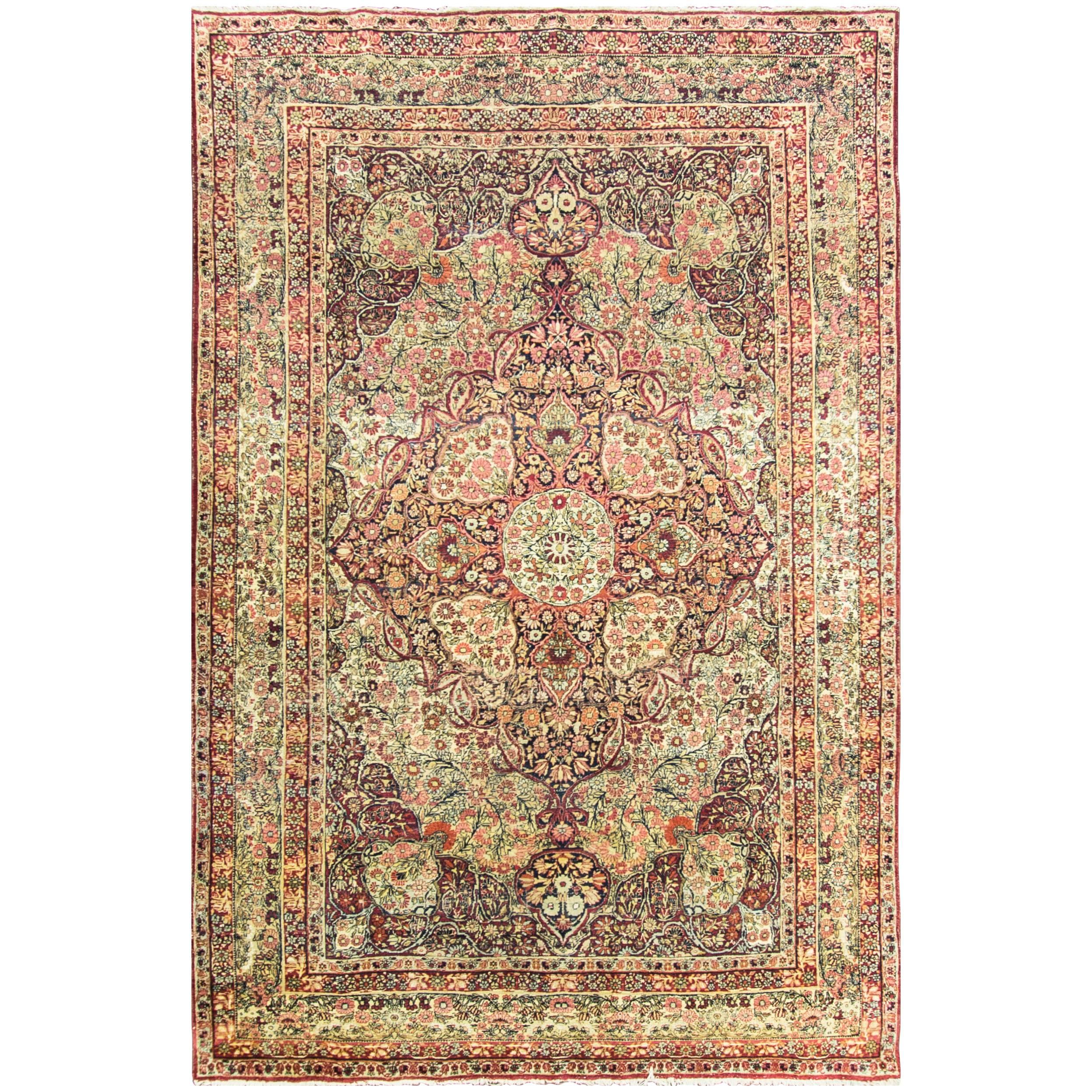  Antique Persian Kermanshah Carpet, 6'10" x 10'2"