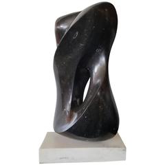 Monumental Modernist Contemporary Marble Sculpture by Dean Leary