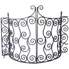 1920s Curved Set of Iron Gates