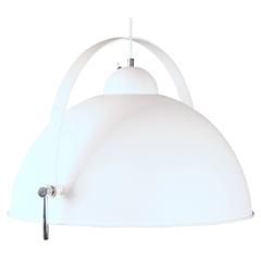 Vintage White Dome Cinema Style Pendant