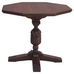 1920s Spanish Revival Octagonal Center Table