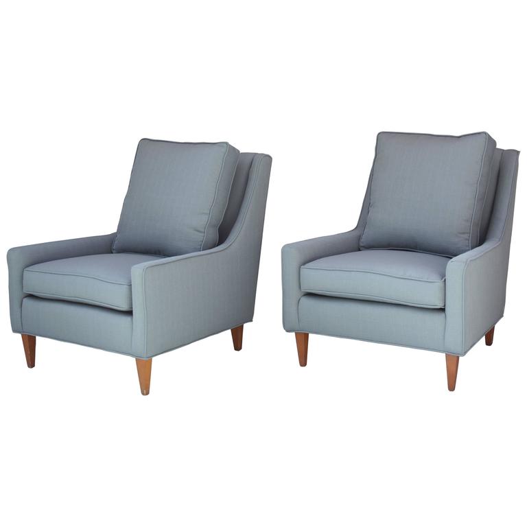Pair of MidCentury Modern Armchairs For Sale at 1stDibs