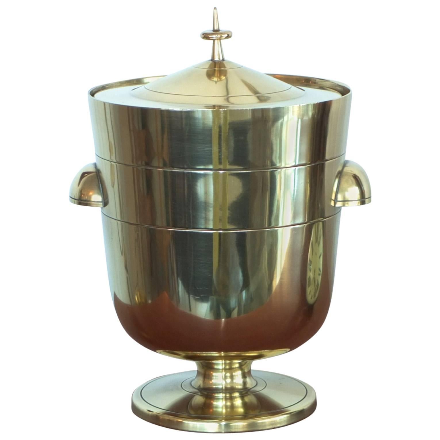 Tommi Parzinger Brass Ice Bucket