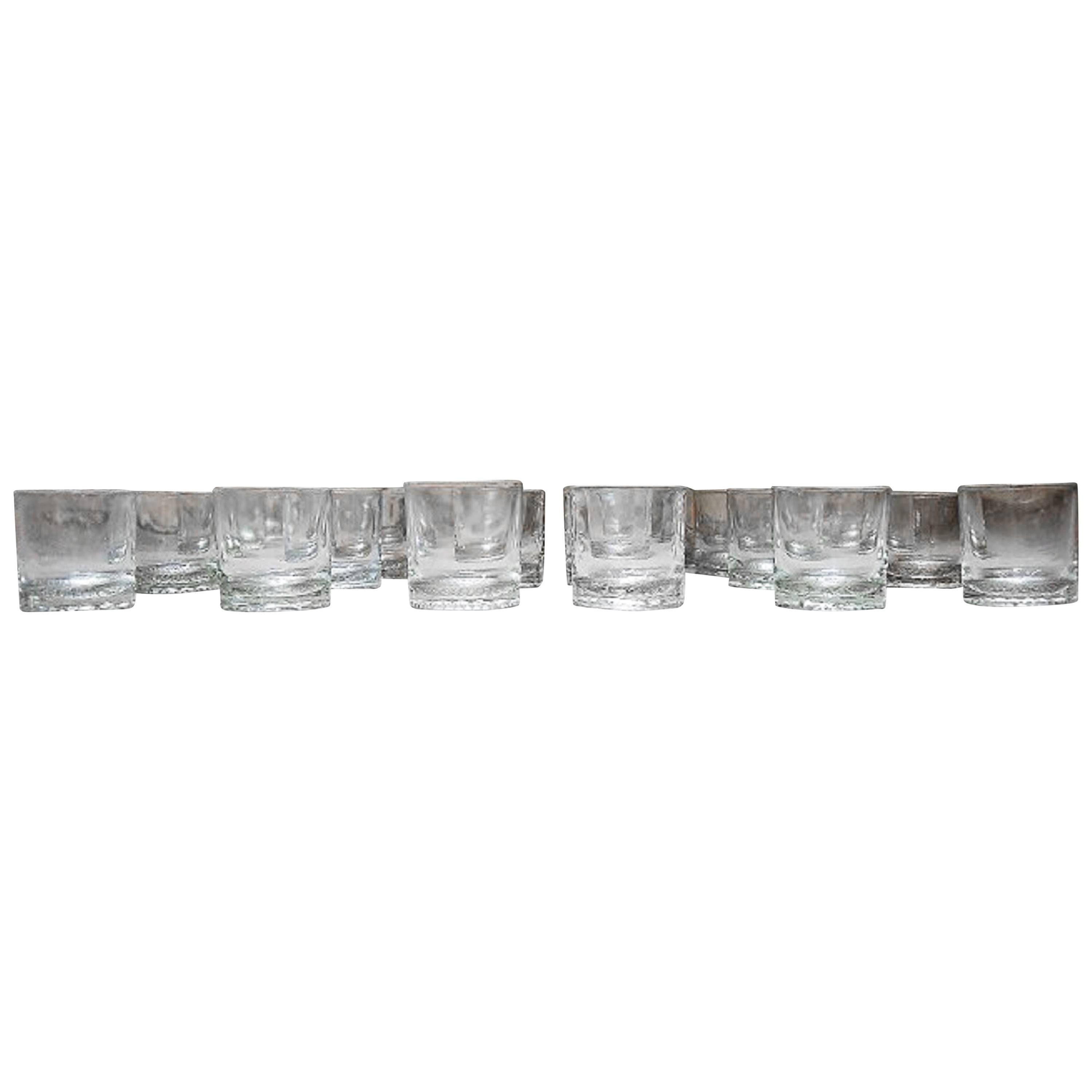 20 Art Glass "FlinDari" Model 5014, Nanny Still & Four Glasses, Riihimäki Lasi For Sale