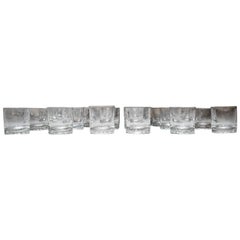 20 Art Glass "FlinDari" Model 5014, Nanny Still & Four Glasses, Riihimäki Lasi