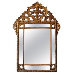 Nice French Regence Period Mirror, Carved Gilt Wood, France, 18th Century