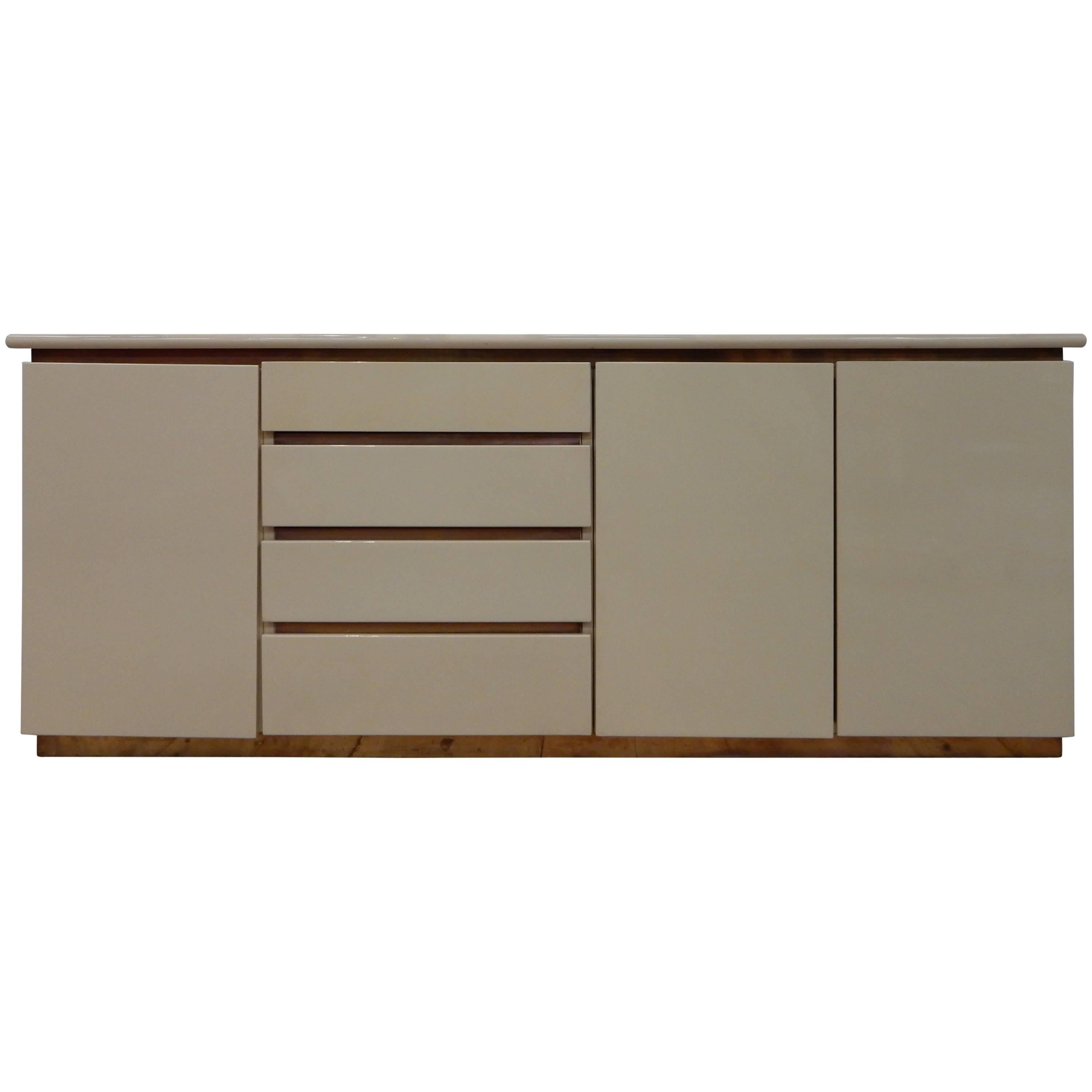 Italian 1970 Lacquered Sideboard