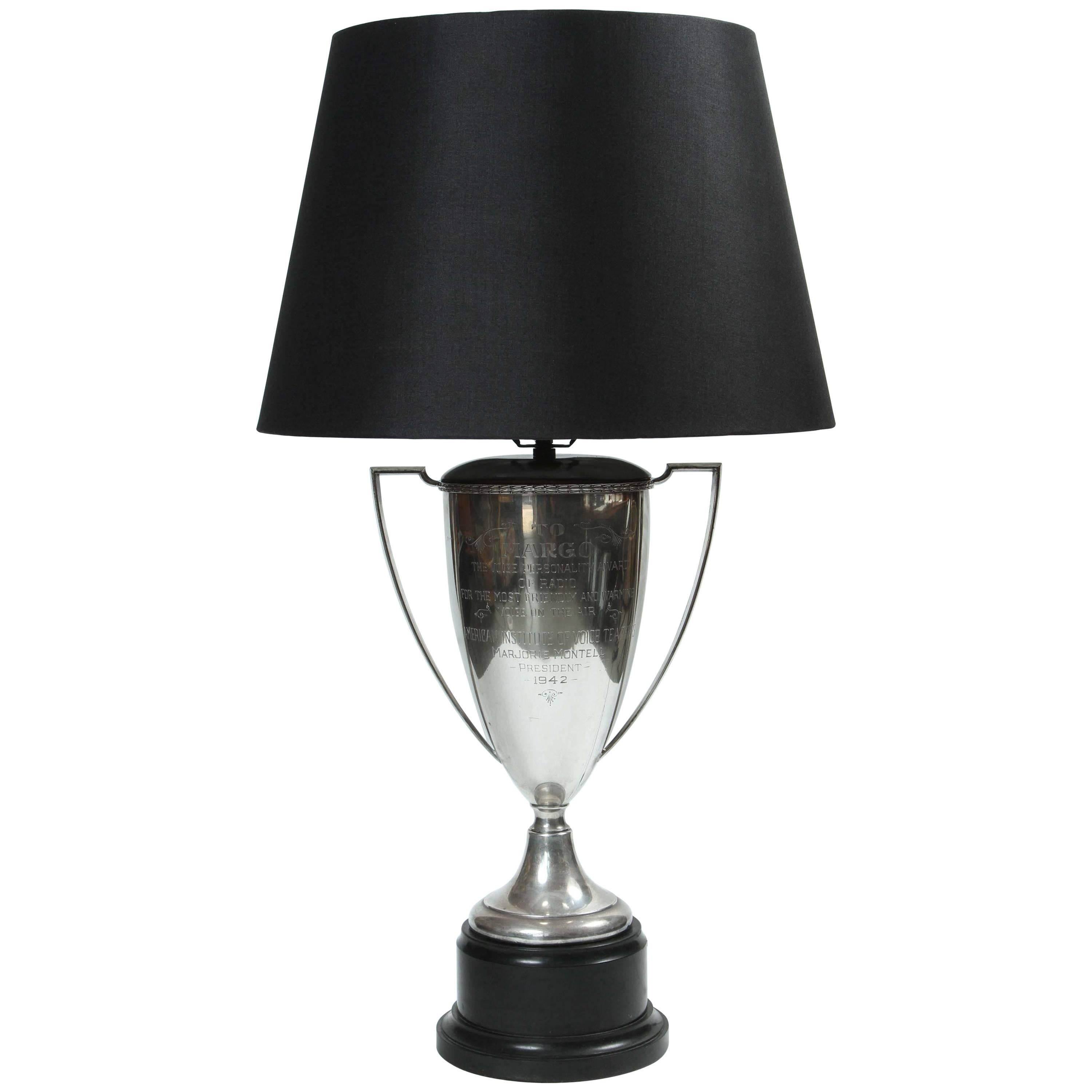 Engraved Trophy Lamp