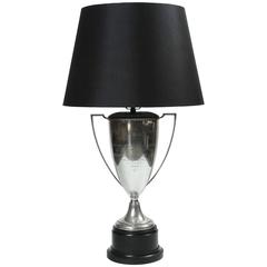 Vintage Engraved Trophy Lamp