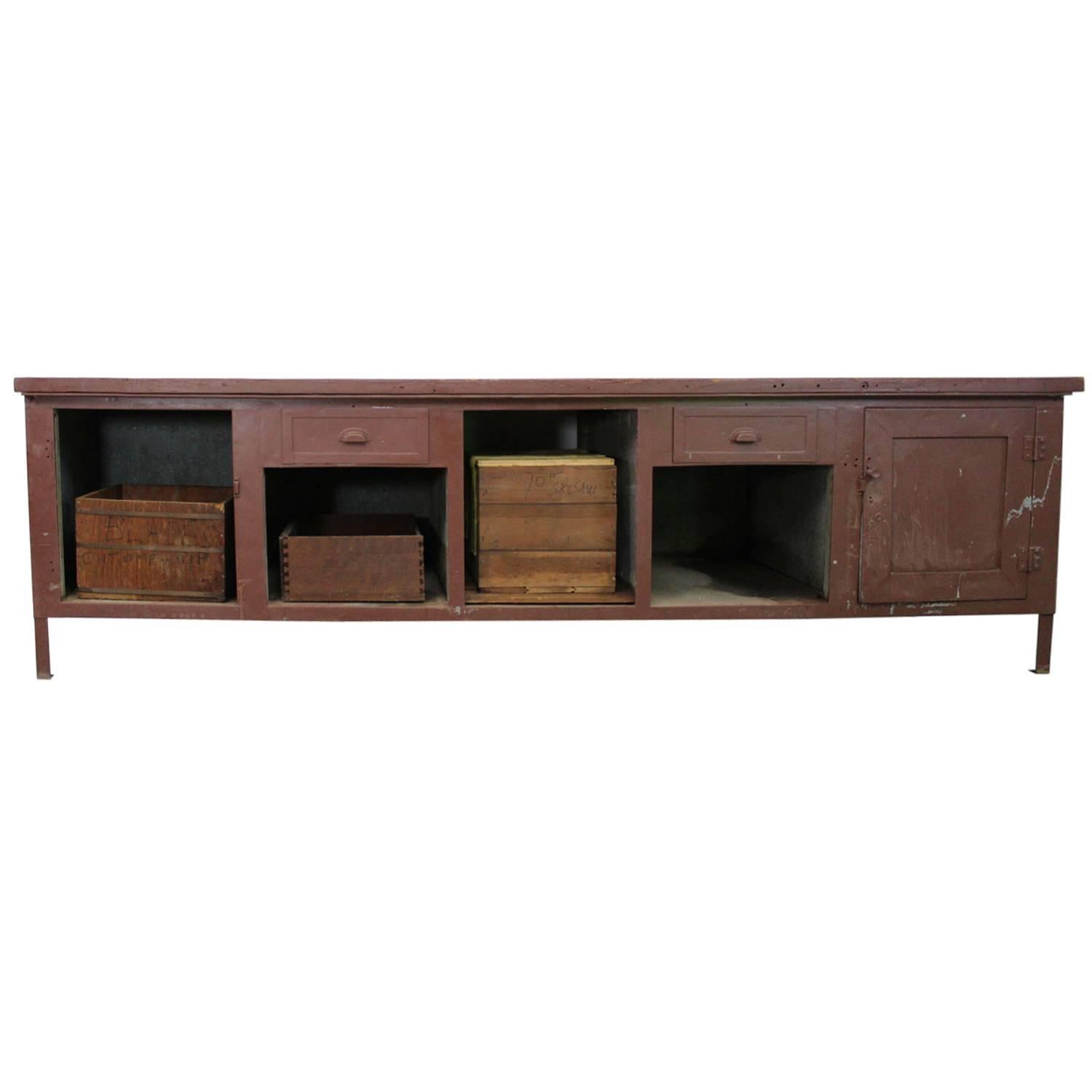 Rustic Workbench or Cabinet For Sale