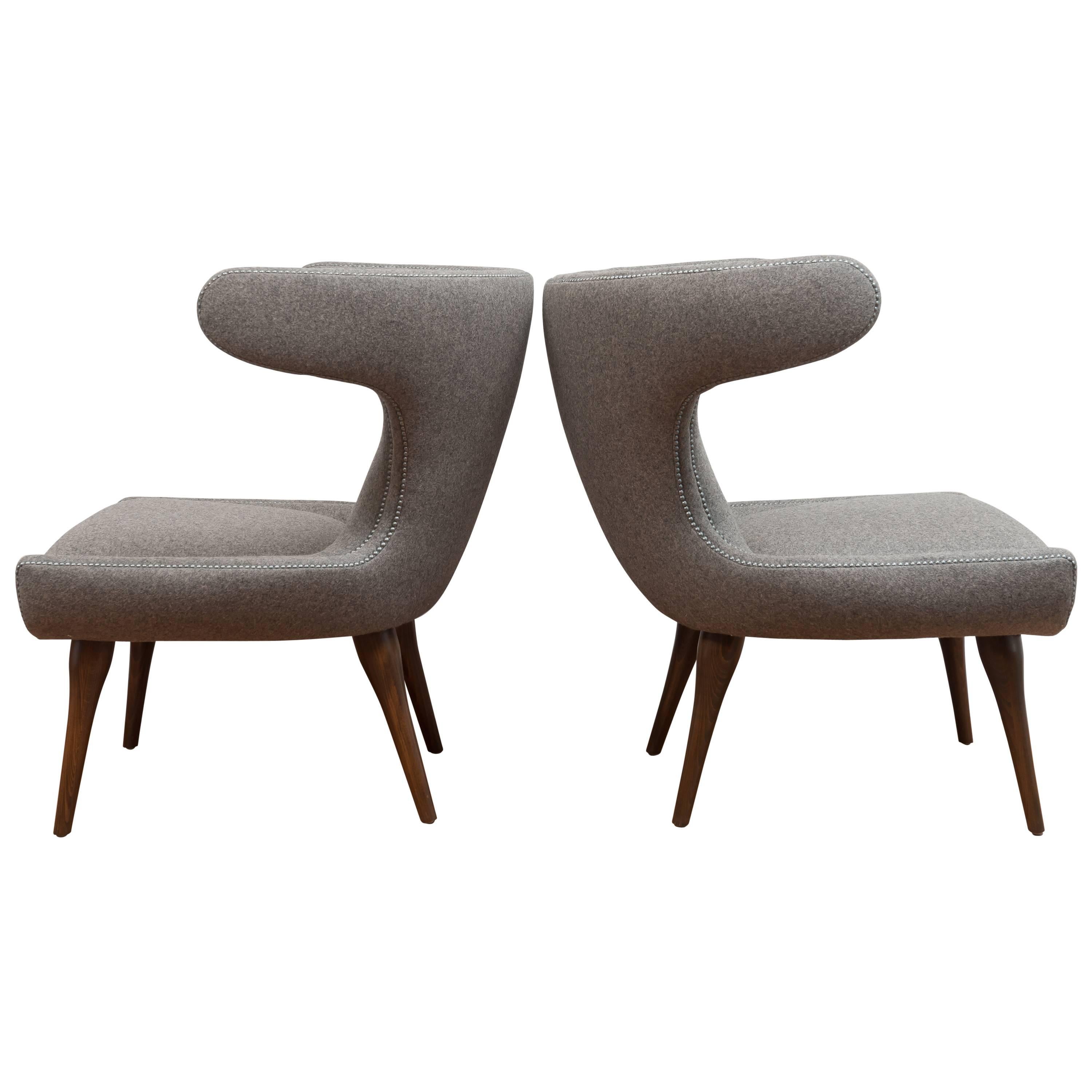 Elegantly Designed "Horn" Chairs For Sale