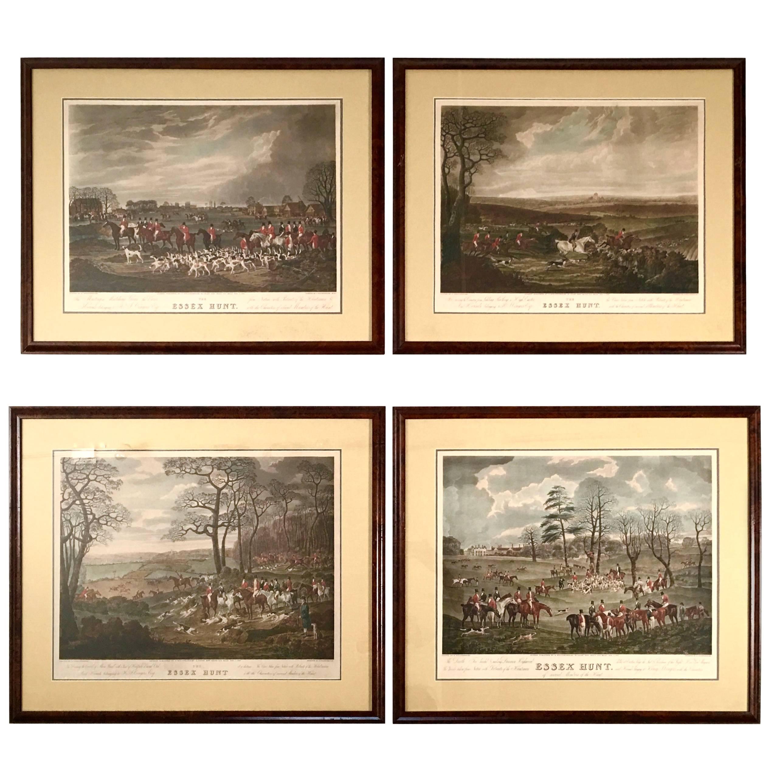 English Fox Hunting Prints of the Essex Hunt